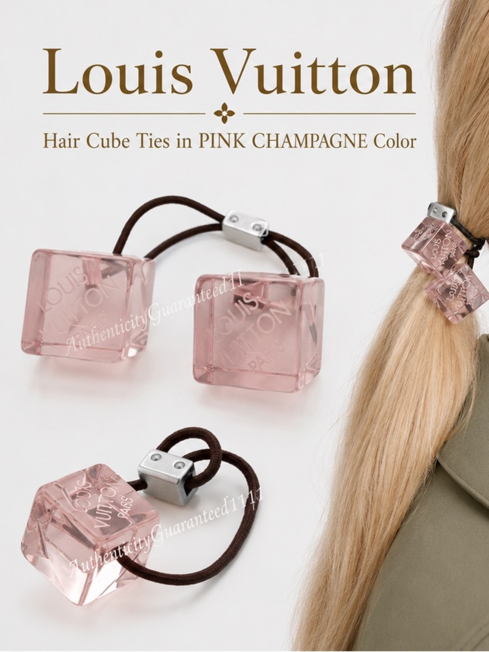 Louis Vuitton Cube Hair Tie